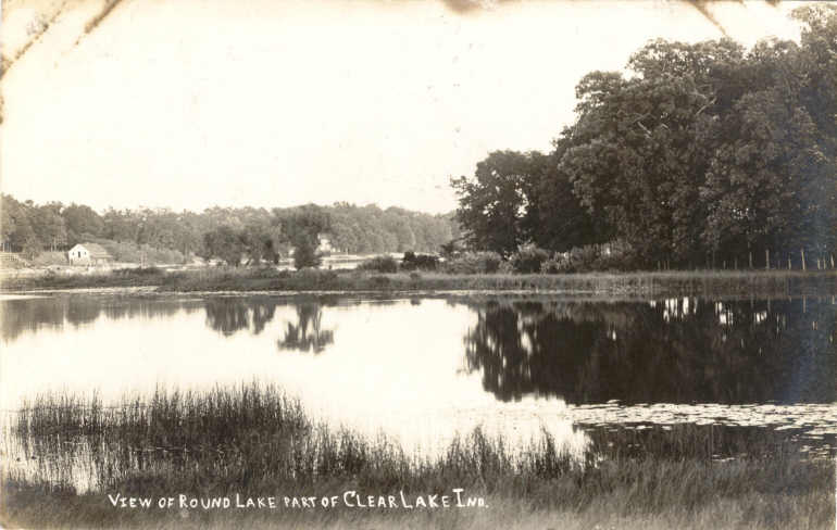 Clear Lake Steuben County Indiana Postcard