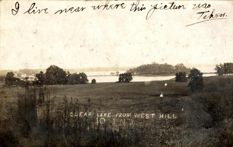 Clear Lake Steuben County Indiana Postcard