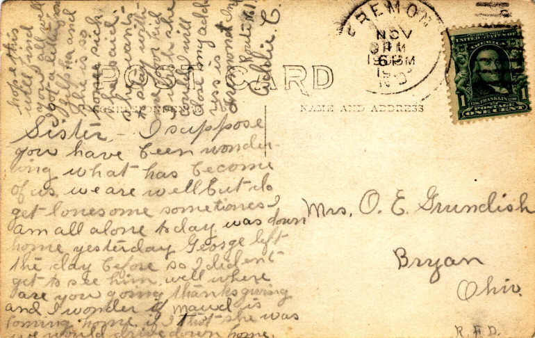 Clear Lake Steuben County Indiana Postcard