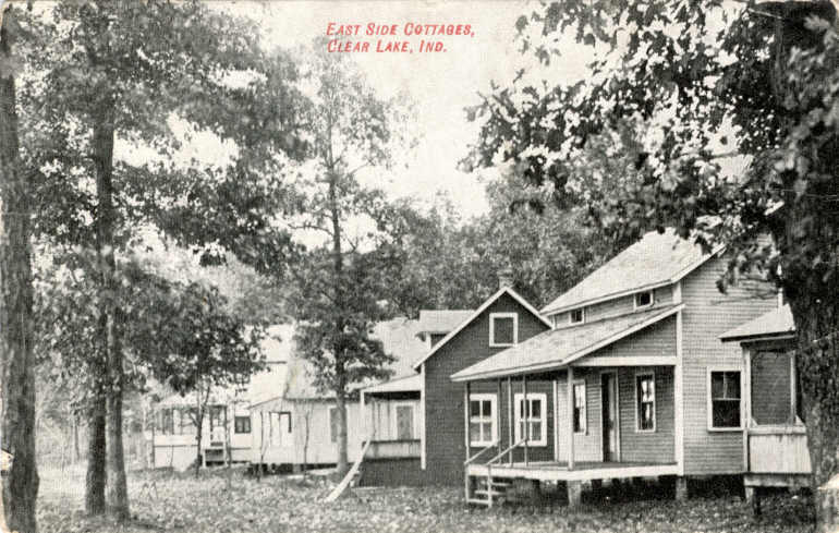 Clear Lake Steuben County Indiana Postcard