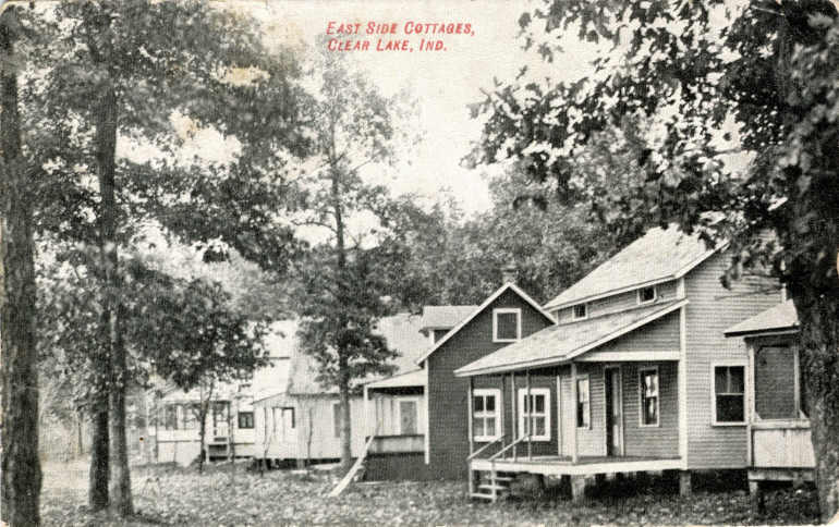Clear Lake Steuben County Indiana Postcard