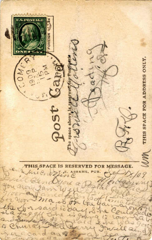 Clear Lake Steuben County Indiana Postcard