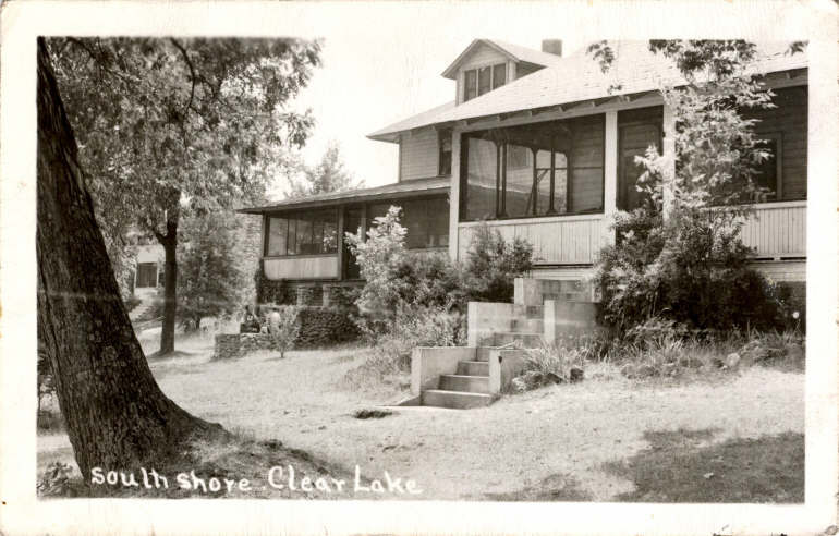 Clear Lake Steuben County Indiana Postcard