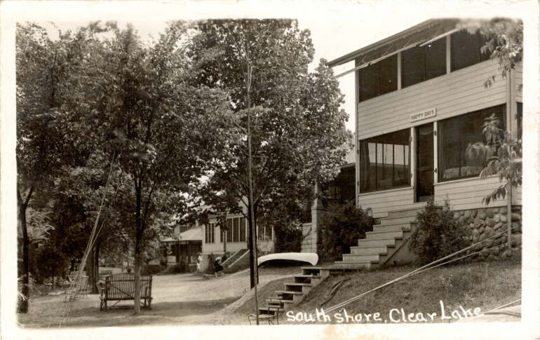 Clear Lake Steuben County Indiana Postcard
