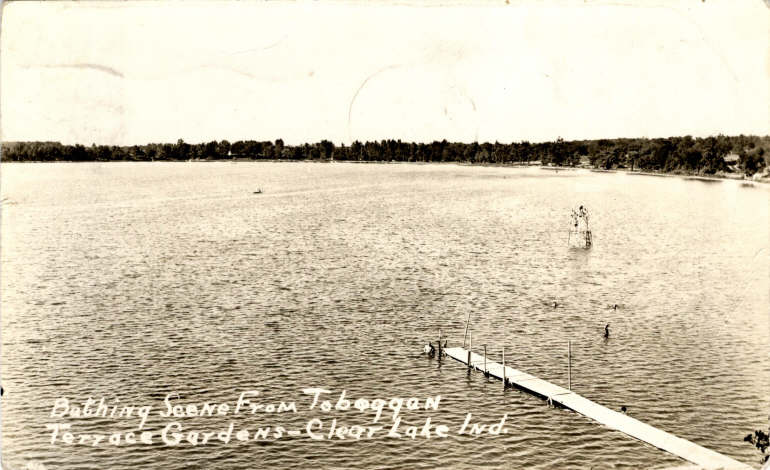 Clear Lake Steuben County Indiana Postcard